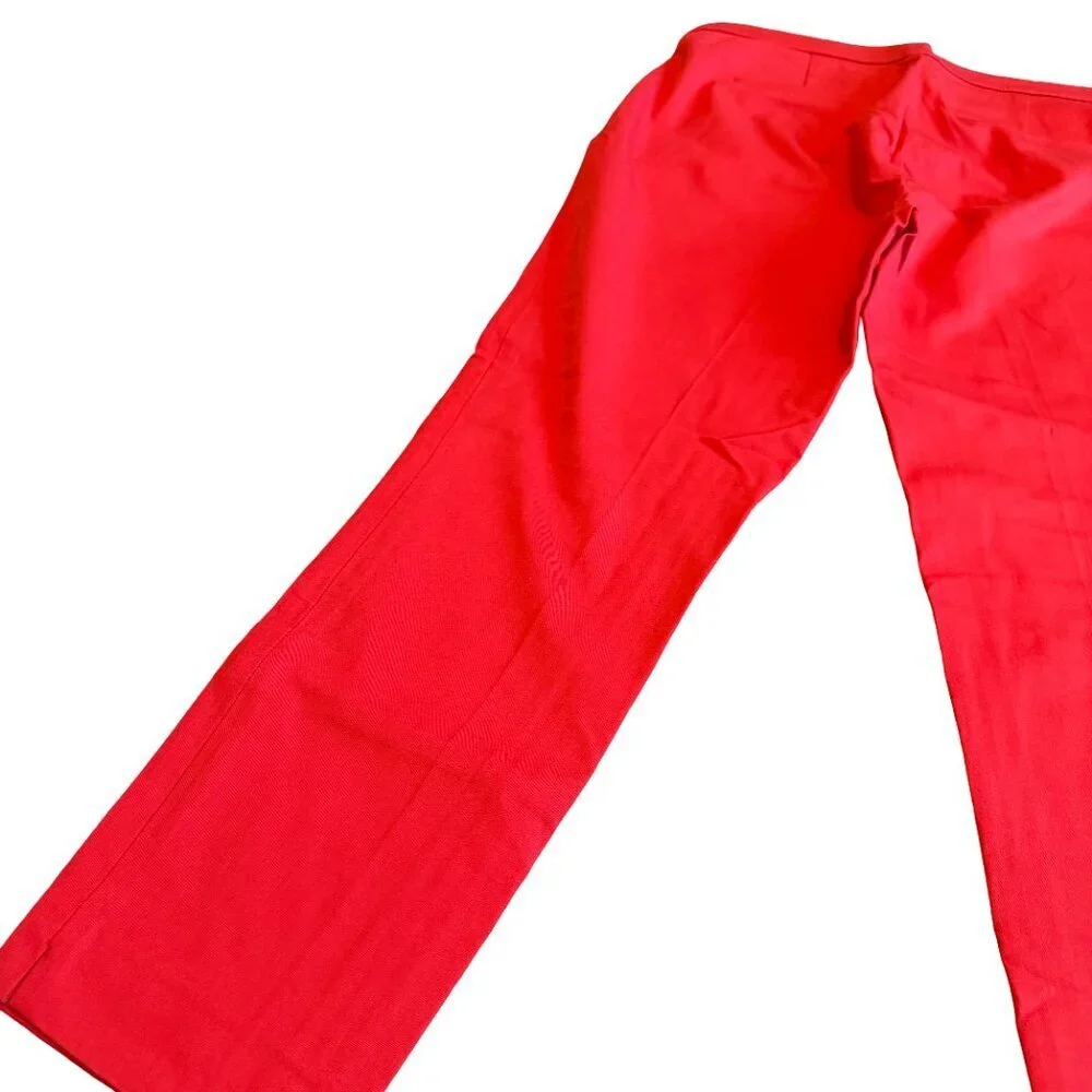 J. Crew Martie Red Ankle Length Trousers Slacks Pants Office Everyday Size 6 NWT
